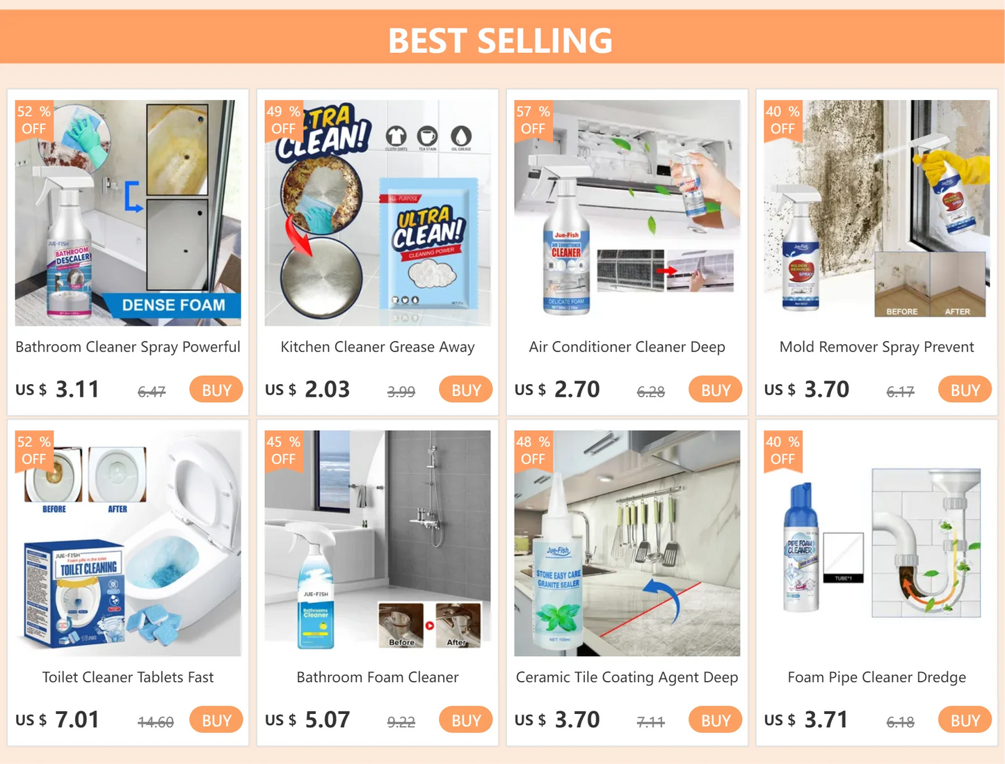 Aquarium Algae Cleaning Tablets – 50-Piece Moss & Odor Remover | Water Purifier & Algaecide Treatment with Spoon