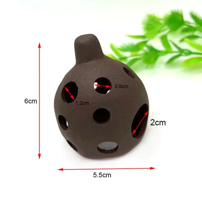 Ceramic Aquarium Shelter Houses – Shrimp & Fish Hiding Caves, Breeding Pots & Natural Stone-Style Tank Decor