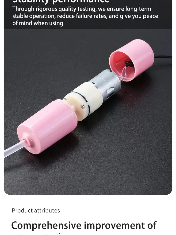 USB Portable Mini Aquarium Air Pump – Rechargeable Oxygenator for Small Fish Tanks & Outdoor Fishing