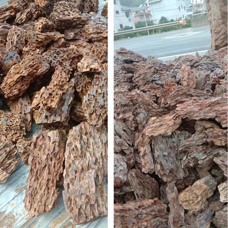 Natural Microporous Aquarium Rock (250g / 500g / 1kg) for Aquascaping and Plant Growth