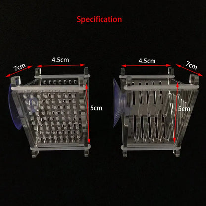 Acrylic Hanging Aquarium Planting and Feeding Cup