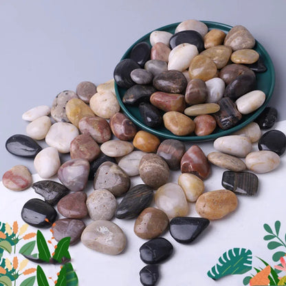 250g 500g Natural Aquarium Decorative Stones 3–5cm