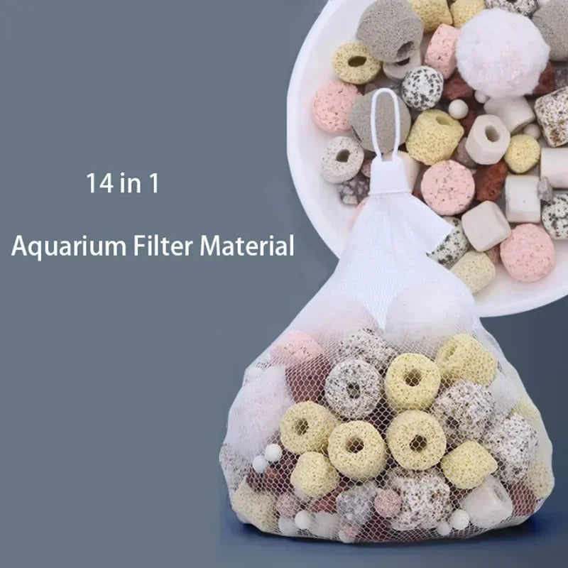 100g 250g 500g Mixed Aquarium Bio Balls Filter Media