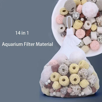 100g 250g 500g Mixed Aquarium Bio Balls Filter Media