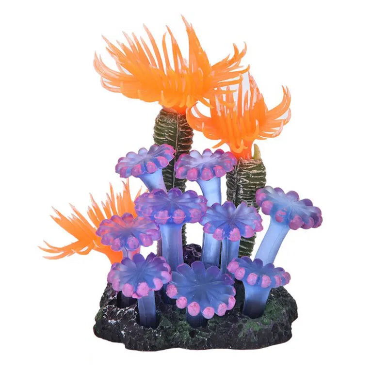 Artificial Coral Fish Tank Aquarium Simulation Coral Decoration Aquarium Landscape Plants Water Grass Ornament Aquarius