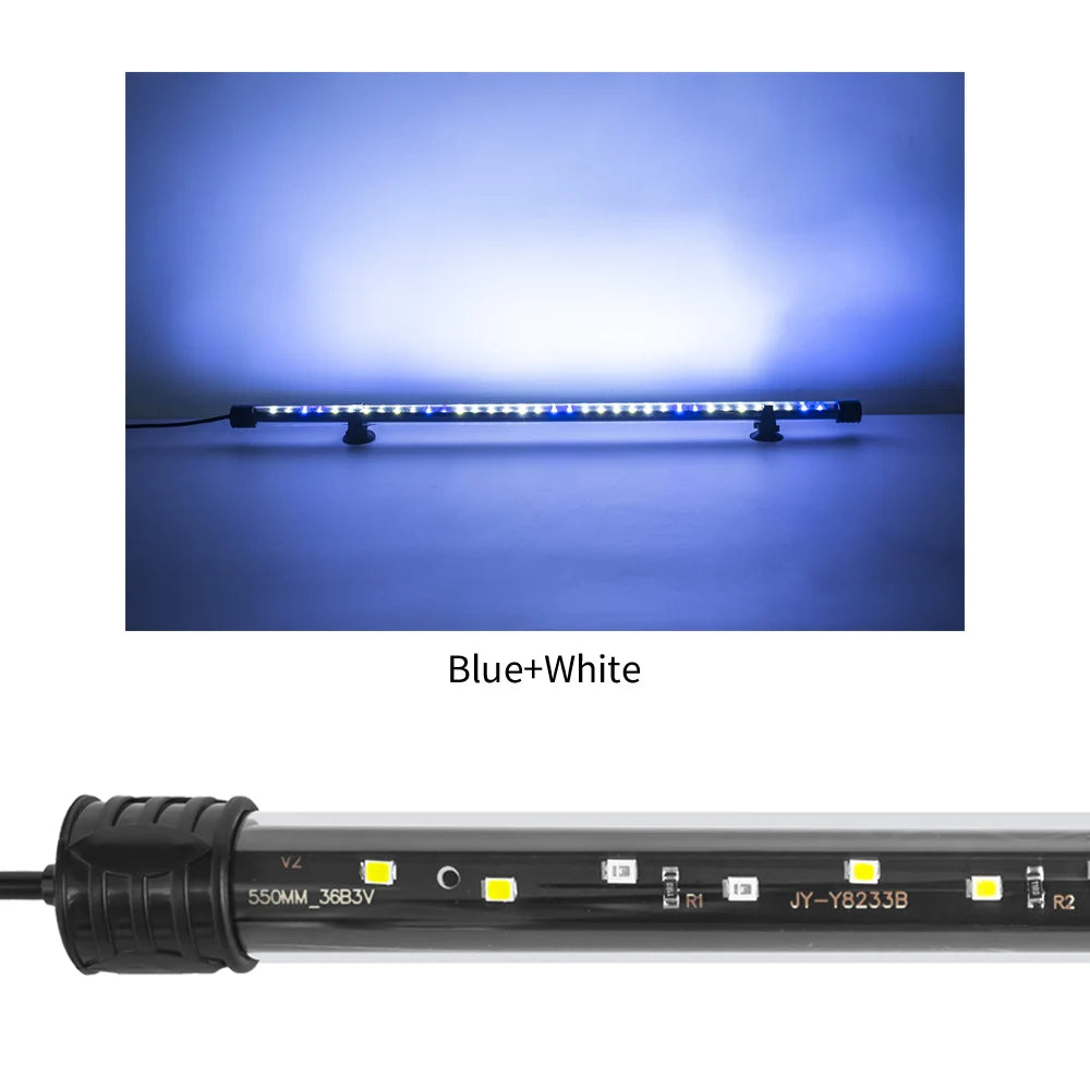 USB LED Aquarium Light Bar for Fish Tanks and Aquatic Plants (18–58 cm, Waterproof)