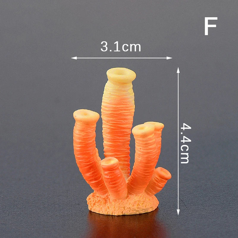 Artificial Resin Coral & Starfish Decor – Vibrant Reef-Style Ornament for Fish Tanks, Aquariums, and Home Displays