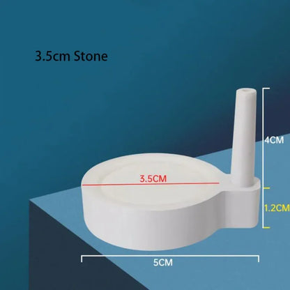 3.5cm 5cm 8cm 10cm Aquarium Air Stone Bubble Aerator Plate With Tube