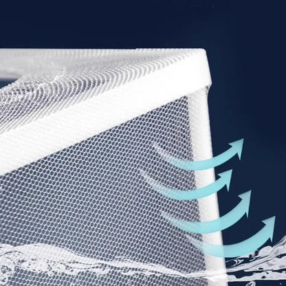 Aquarium Fish Breeder Box with Mesh Isolation and Suction Cup Mount