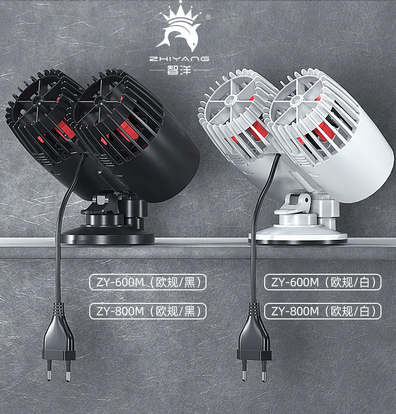 Aquarium Wavemaker Pump 360° Adjustable Wave Maker, Submersible Circulation & Aeration Pump for Fish Tanks 220–240V