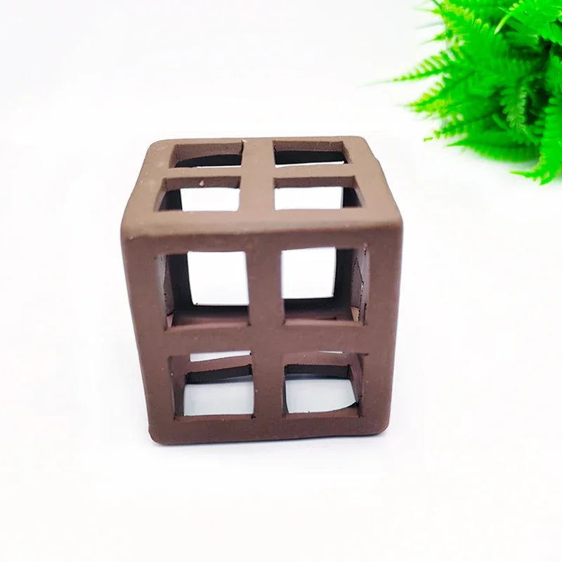 Ceramic Aquarium Shelter Houses – Shrimp & Fish Hiding Caves, Breeding Pots & Natural Stone-Style Tank Decor