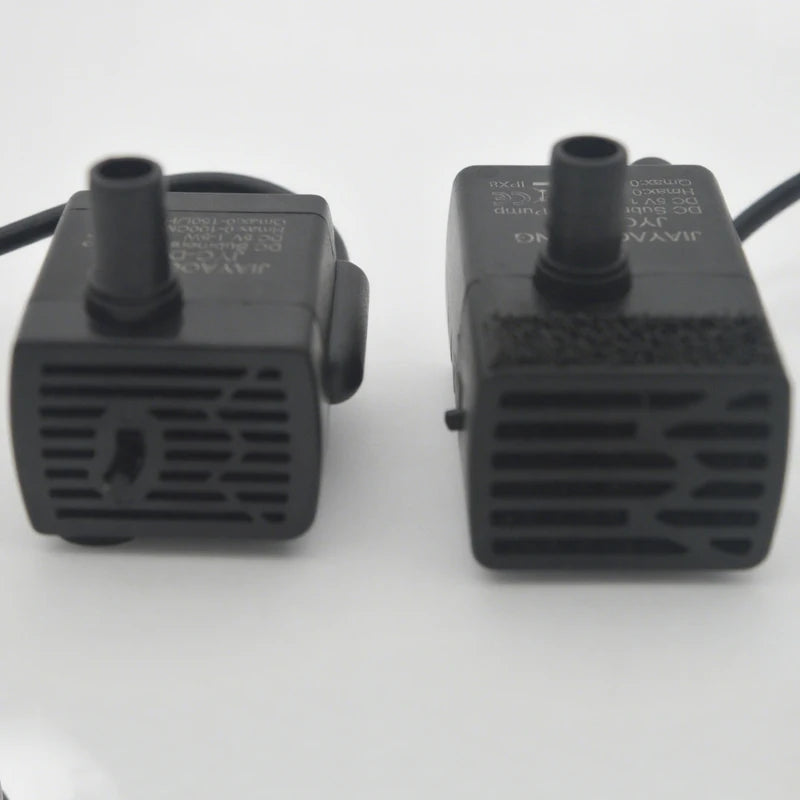USB 5V Ultra-Quiet Aquarium Pump – Mini Submersible Filtration & Circulation Pump (3W/5W, 150L/H Flow)