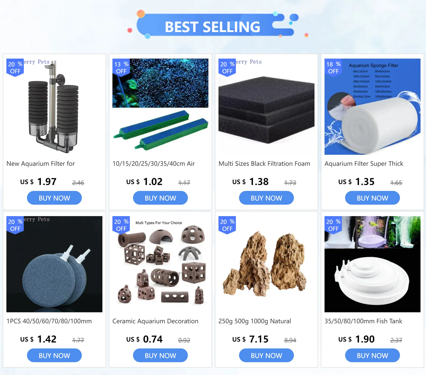 25cm–45cm Acrylic Coral Feeder Tube for Marine Aquariums