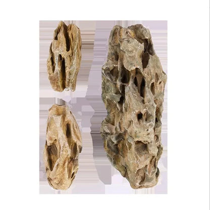 Natural Microporous Aquarium Stones – Decorative Rockery Stones for Aquascaping and Plant Growth (250g / 500g / 1000g)