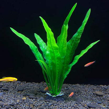 18cm Artificial Aquarium Plant – Soft Plastic Simulation Water Grass for Fish Tank Decoration
