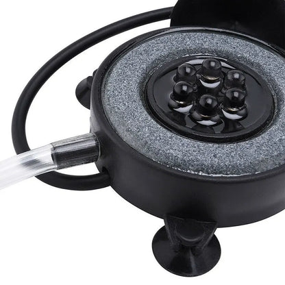 Submersible LED Bubble Light for Fish Tanks — Color-Changing Underwater Air Stone Lamp With Oxygenating Bubbles (12V Safe Design)