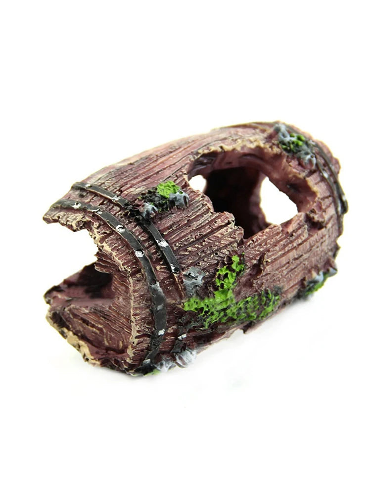 Resin Barrel Hideout – Aquarium Escape House & Landscaping Decoration