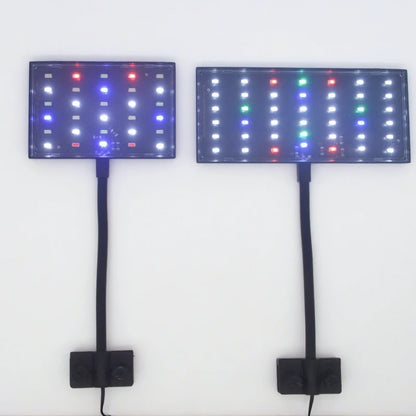 USB Aquarium LED Grow Light – Full Spectrum Clip-On Lamp with 10-Level Brightness, Timer & 360° Adjustable Arm for Planted Tanks