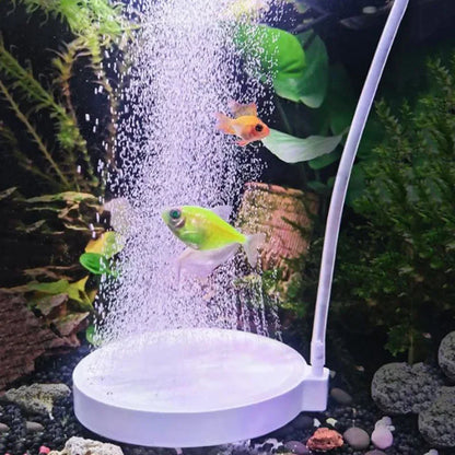 3.5cm 5cm 8cm 10cm Aquarium Air Stone Bubble Aerator Plate With Tube