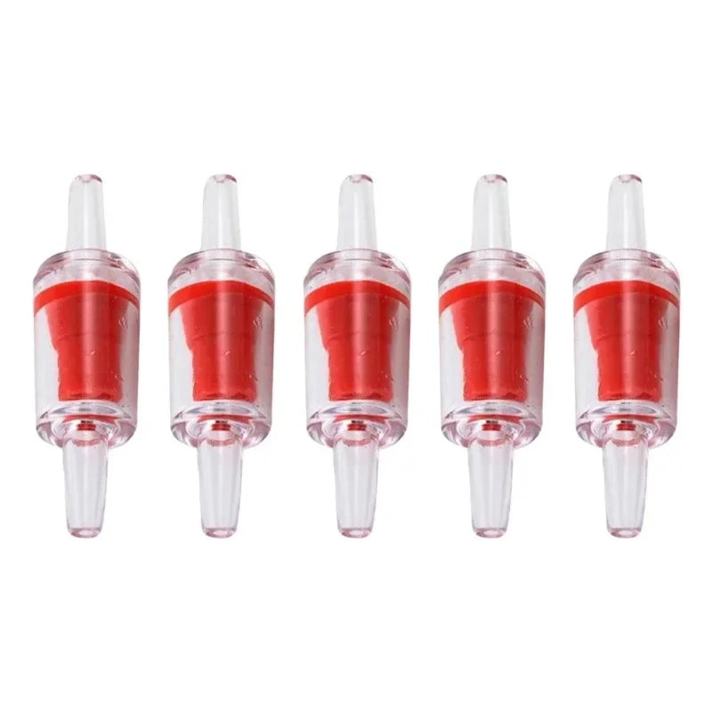 10pcs Aquarium One-Way Check Valves – Non-Return Air Pump & CO₂ Line Protectors
