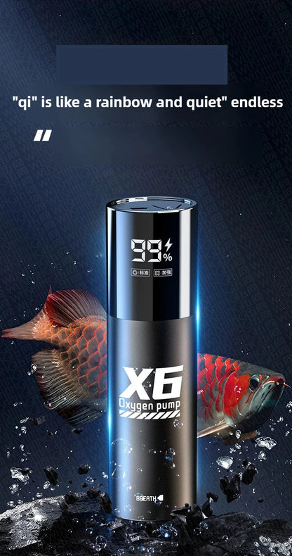 5W USB Rechargeable Oxygen Pump – Portable 48-Hour Aerator for Outdoor Fishing & Aquarium Use
