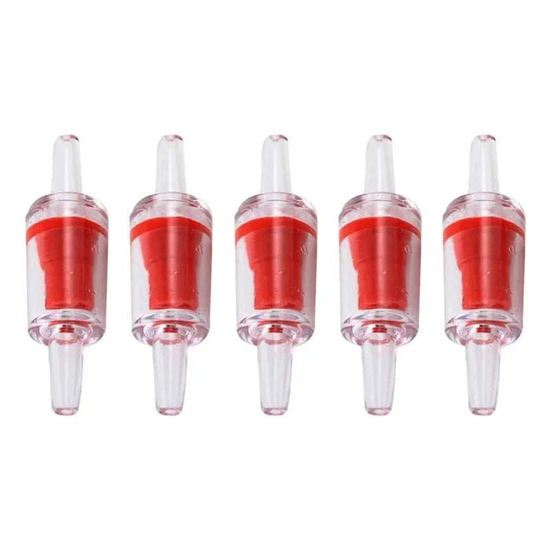 10pcs Aquarium One-Way Check Valves – Non-Return Air Pump & CO₂ Line Protectors