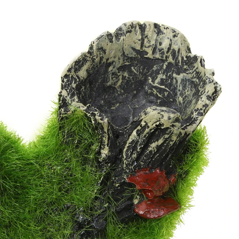 Resin Tree-House Style Shrimp Cave Hideout – Aquarium Breeding Shelter & Decorative Landscaping Prop