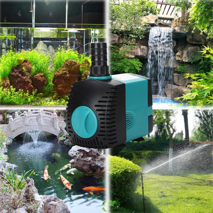 Ultra-Quiet Submersible Water Fountain Pump 3W–60W | EB-301 / EB-302 / EB-303 / EB-304 / EB-305 | 220–240V