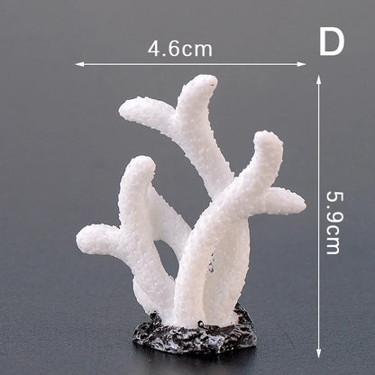 Artificial Resin Coral & Starfish Decor – Vibrant Reef-Style Ornament for Fish Tanks, Aquariums, and Home Displays