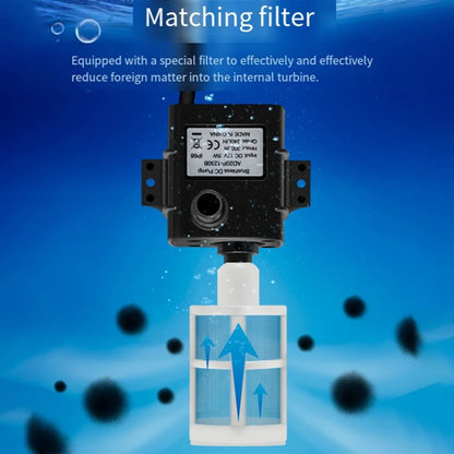 Solar Powered 12V Submersible Water Pump | 6W Solar Panel Outdoor Pond & Fish Tank Circulation Pump (240 L/H)