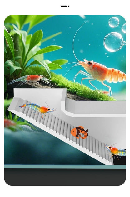 Underground Aquarium Tunnel Hideout – Fish & Shrimp Shelter, Buried Corner Cave for Corydoras, Loaches, Plecos & Shrimp Tanks