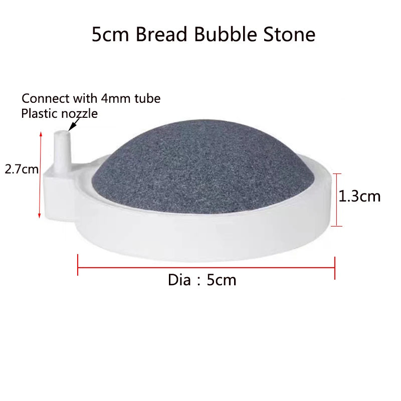 5cm / 7.5cm / 8cm / 11cm Round Aquarium Air Stone Oxygen Diffuser for Fish Tanks