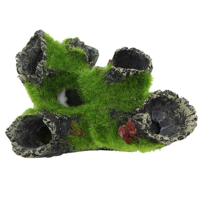 Resin Tree-House Style Shrimp Cave Hideout – Aquarium Breeding Shelter & Decorative Landscaping Prop