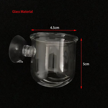 Acrylic Hanging Aquarium Planting and Feeding Cup