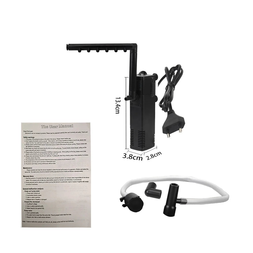 Low-Level Submersible Water Filter Pump | 200L / 300L / 600L