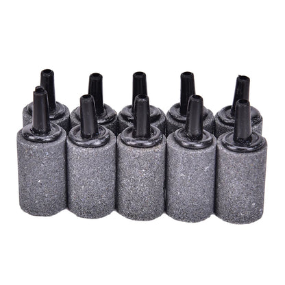 5/10pcs Mini Cylinder Air Stone for Aquariums — High-Efficiency Bubble Aerator for Fish Tanks & Pumps