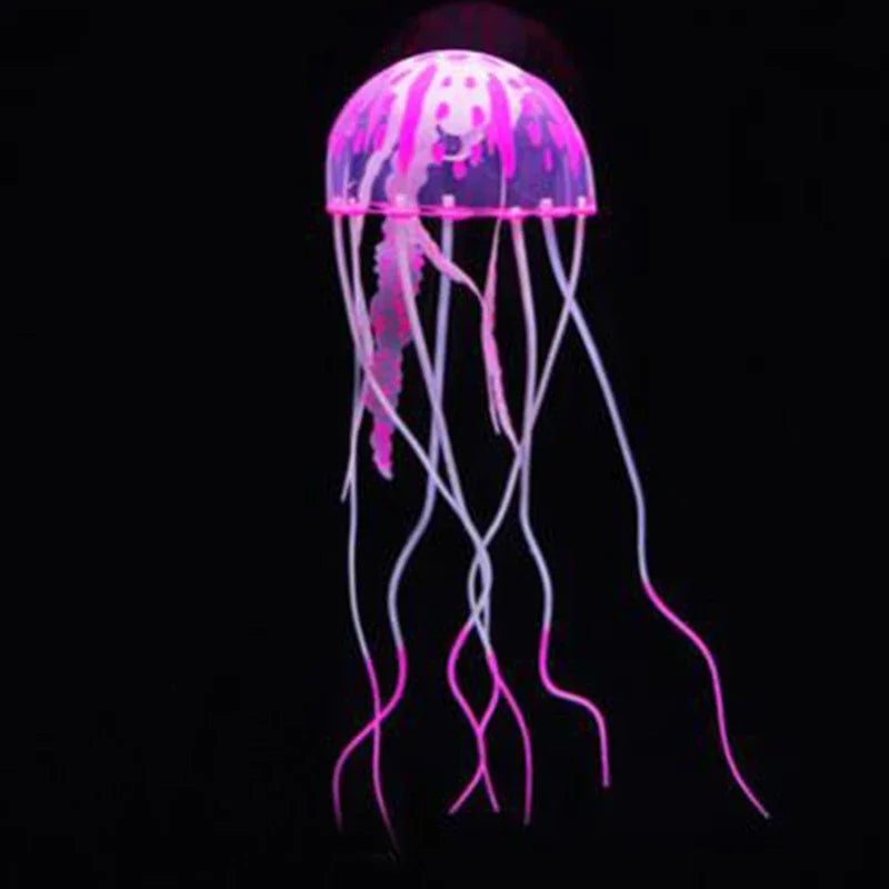 Artificial Swim Glow Jellyfish – Luminous Silicone Aquarium Decoration