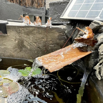 Cute Fishing Cat Aquarium Ornament – Mini Decorative Figurine for Aquascaping, Micro-Landscapes & DIY Tank Decor