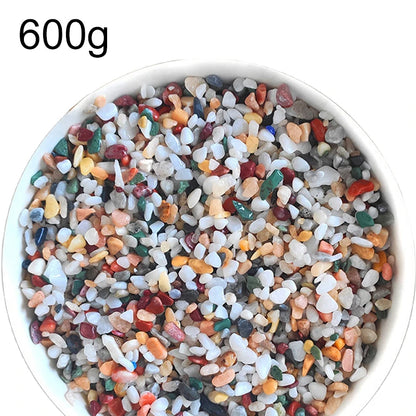300g / 600g / 900g Mixed Natural Rainflower Stone – 3-5mm Aquarium Gravel for Fish Tank Bottom Landscaping, Plant Pot Decor & DIY Crafts