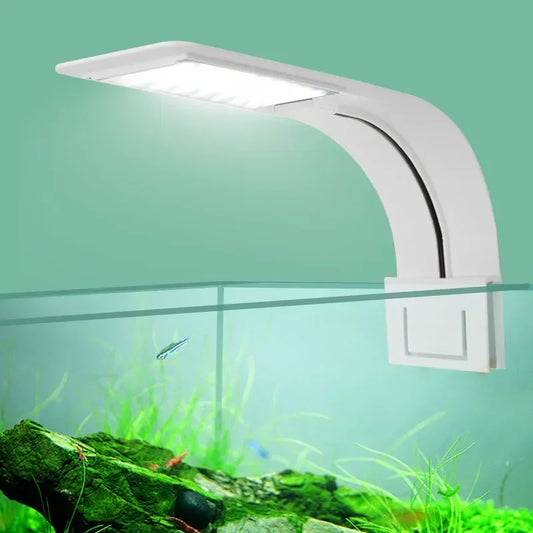 Super Slim LED Aquarium Light – Clip-On Waterproof Plant Grow Lamp