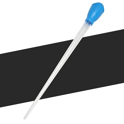 Lengthened Aquarium Pipette Siphon — Silicone & ABS Water Changer, Waste Remover, Liquid Measuring Tool for Fish Tanks
