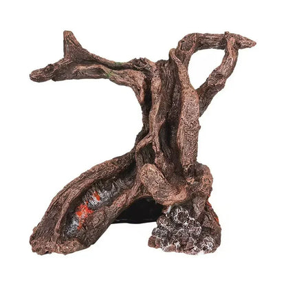 Resin Tree Root Cave Aquarium Ornament – Natural Hiding Shelter for Freshwater and Saltwater Tanks