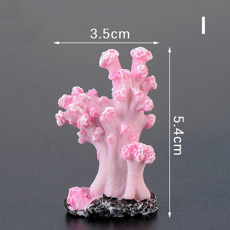 Artificial Resin Coral & Starfish Decor – Vibrant Reef-Style Ornament for Fish Tanks, Aquariums, and Home Displays