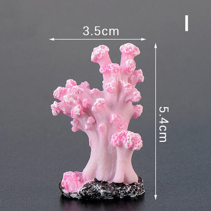 Artificial Resin Coral & Starfish Decor – Vibrant Reef-Style Ornament for Fish Tanks, Aquariums, and Home Displays