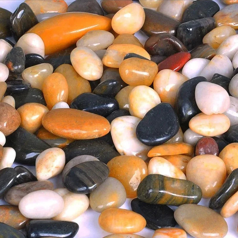 250g 500g Natural Aquarium Decorative Stones 3–5cm