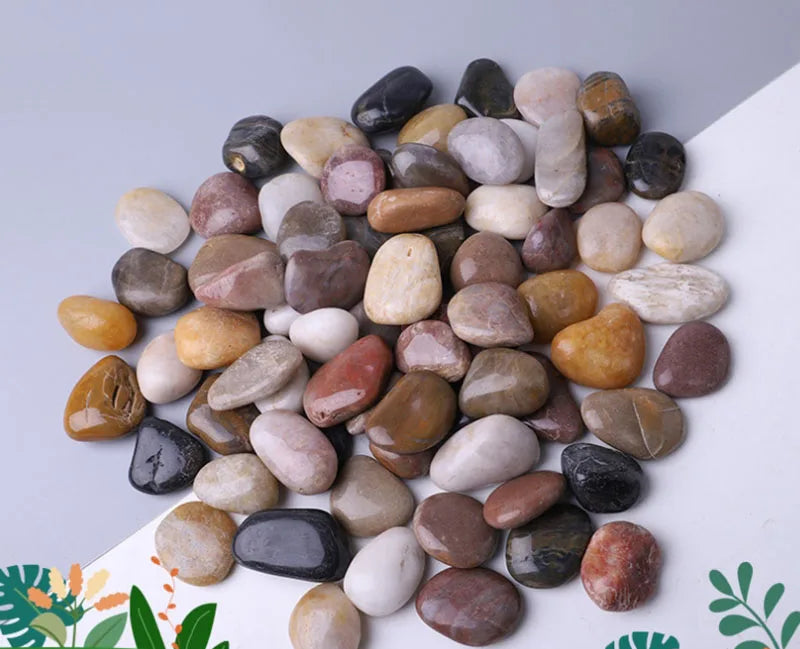 250g 500g Natural Aquarium Decorative Stones 3–5cm