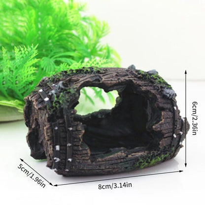 Resin Barrel Hideout – Aquarium Escape House & Landscaping Decoration