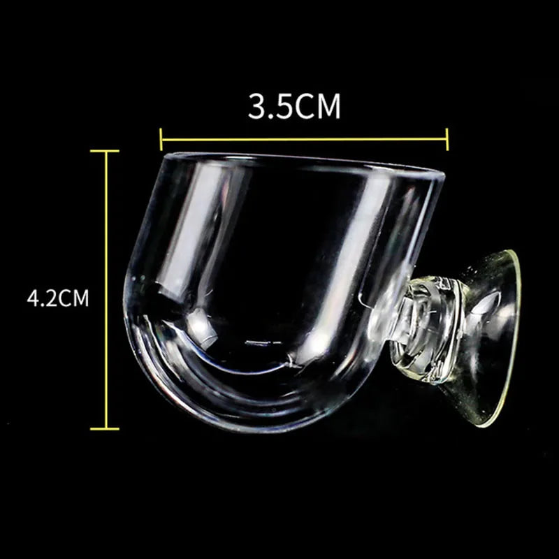 Acrylic Hanging Aquarium Planting and Feeding Cup