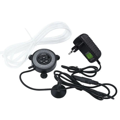 Submersible LED Bubble Light for Fish Tanks — Color-Changing Underwater Air Stone Lamp With Oxygenating Bubbles (12V Safe Design)