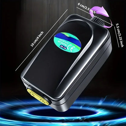 SOBO SB-738 Aquarium Oxygen Pump – Dual Outlet 3.5W Adjustable High-Power Air Pump for 50–60cm Tanks